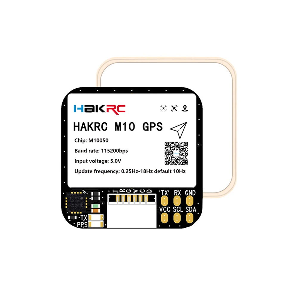 

HAKRC M10 GPS Встроенный компас Поддержка GPS, BDS, GALILEO