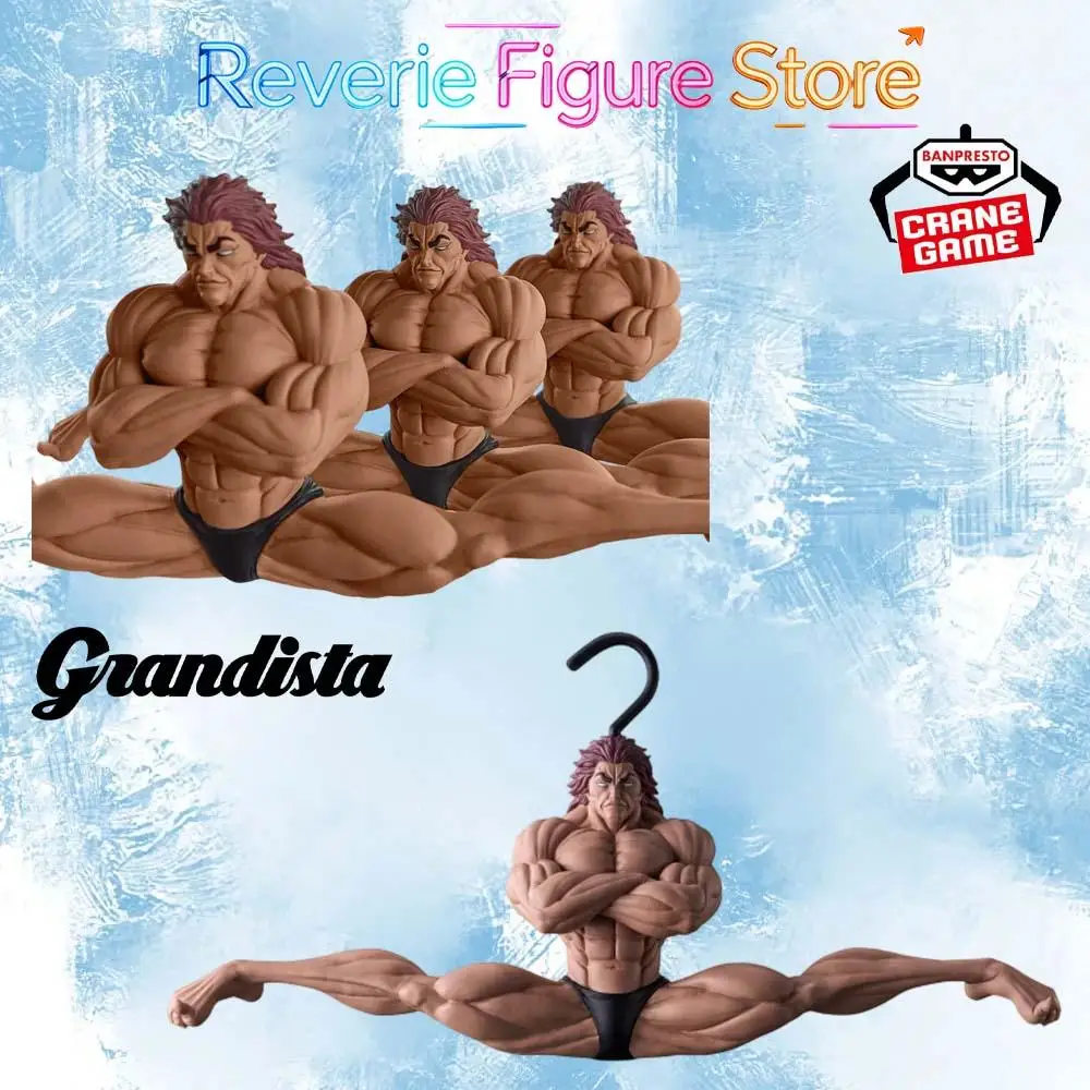 Genuine Banpresto Grandista Baki Yujiro Hanma Anime Figure