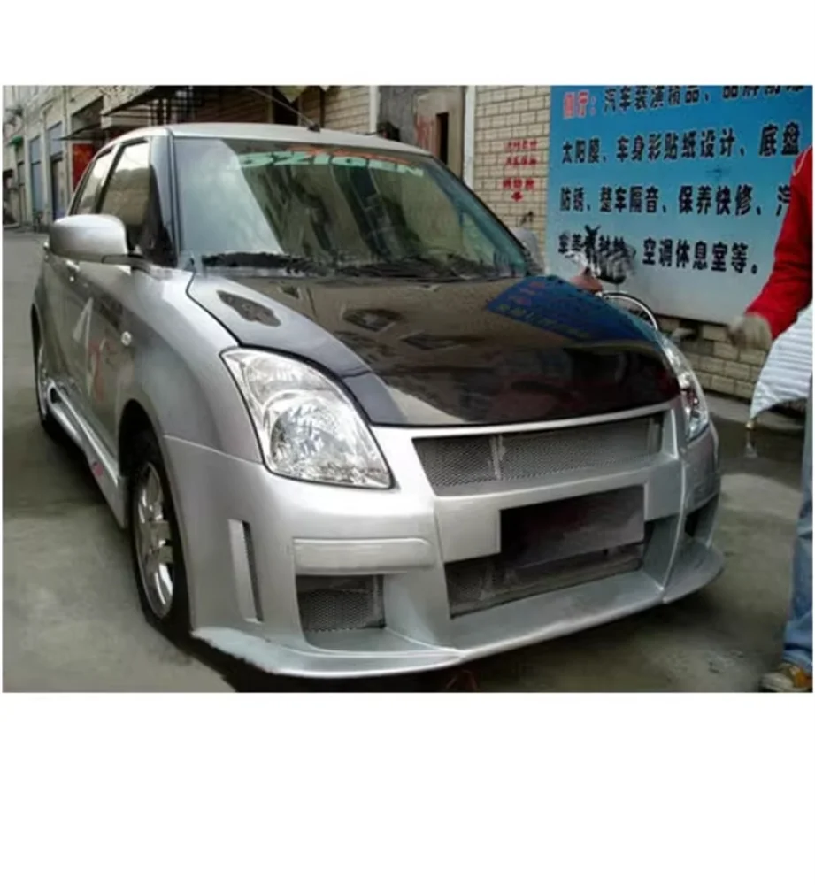 Car Refit upgrade appearance replace carbon fibre Engine Hood Bonnet Cover for 05-16 Suzuki Swift