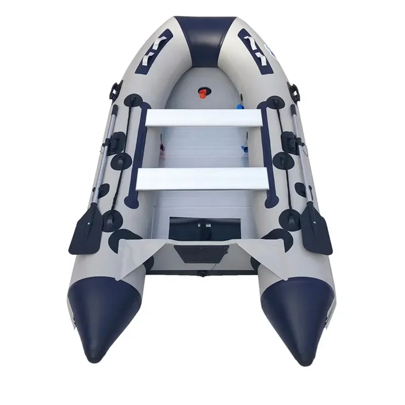 SOLAR MARINE 1.2mm Thicken PVC Assault Boat 4 Person Inflatable Fishing kayak U Shape Keel Boat Bottoms Speed Rescue Lifeboat