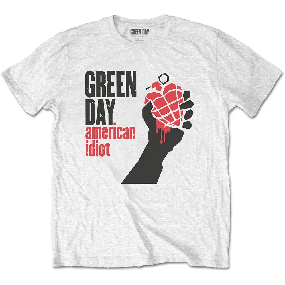 Men's  American Idiot T-shirt Large White