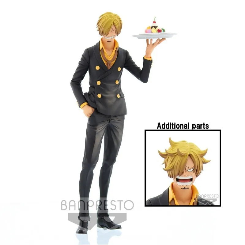 

Bandai Original The Grandline Men nero Sanji Action Figure ONE PIECE Anime Figure Toys For Kids Gift Collectible Model Ornaments