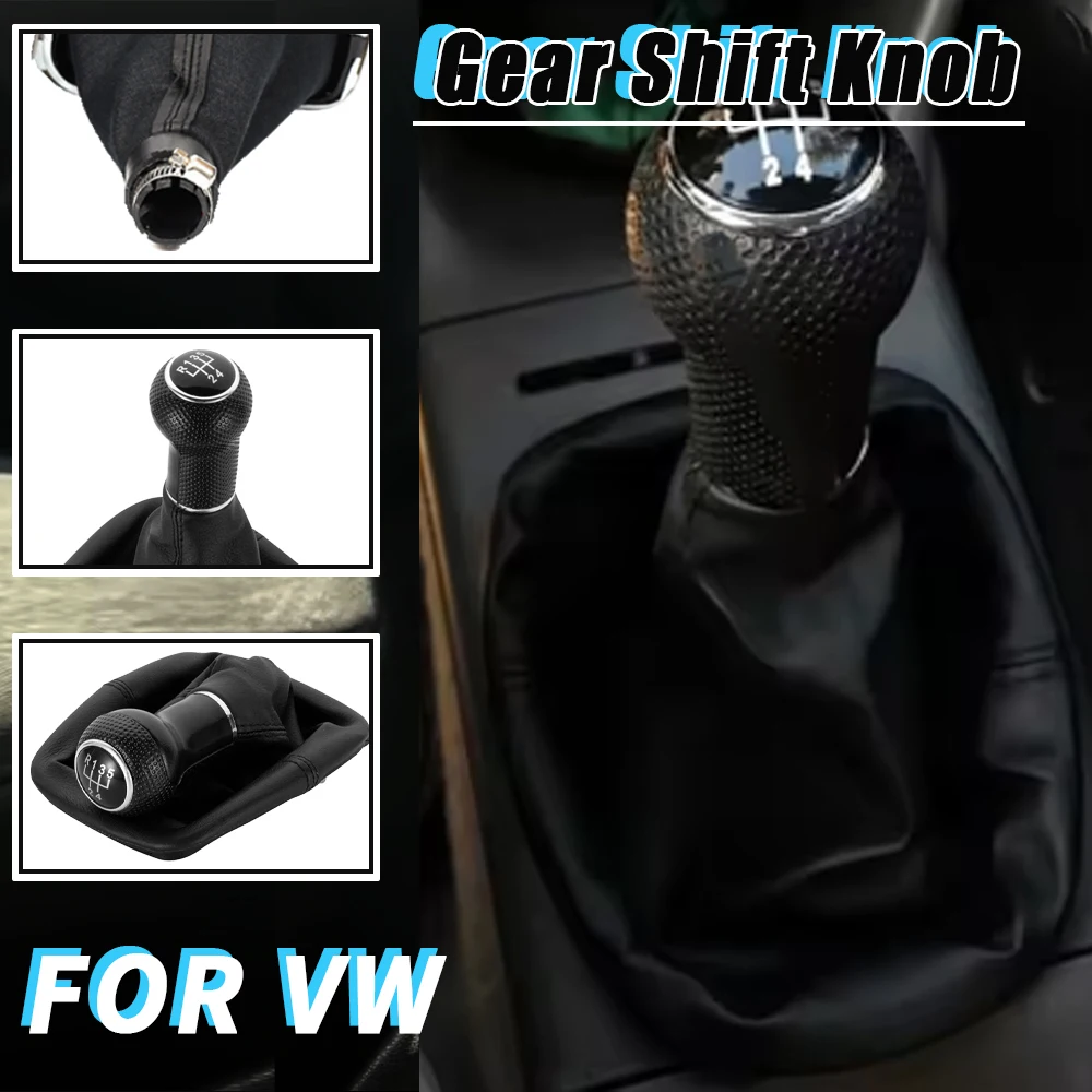 5/6 سرعة 12/23 مللي متر مقبض ناقل الحركة رافعة شيفتر الجراب التمهيد ل Volkswagen VW Golf 4 IV MK4 GTI R32 Bora Jetta 1999-2004