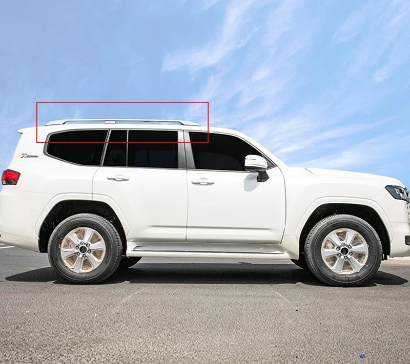 Car Roof Luggage Carrier Aluminum Top Roof Rack For Toyota Land Cruiser FJ300 Series LC300 2022 2023 Luggage Rack