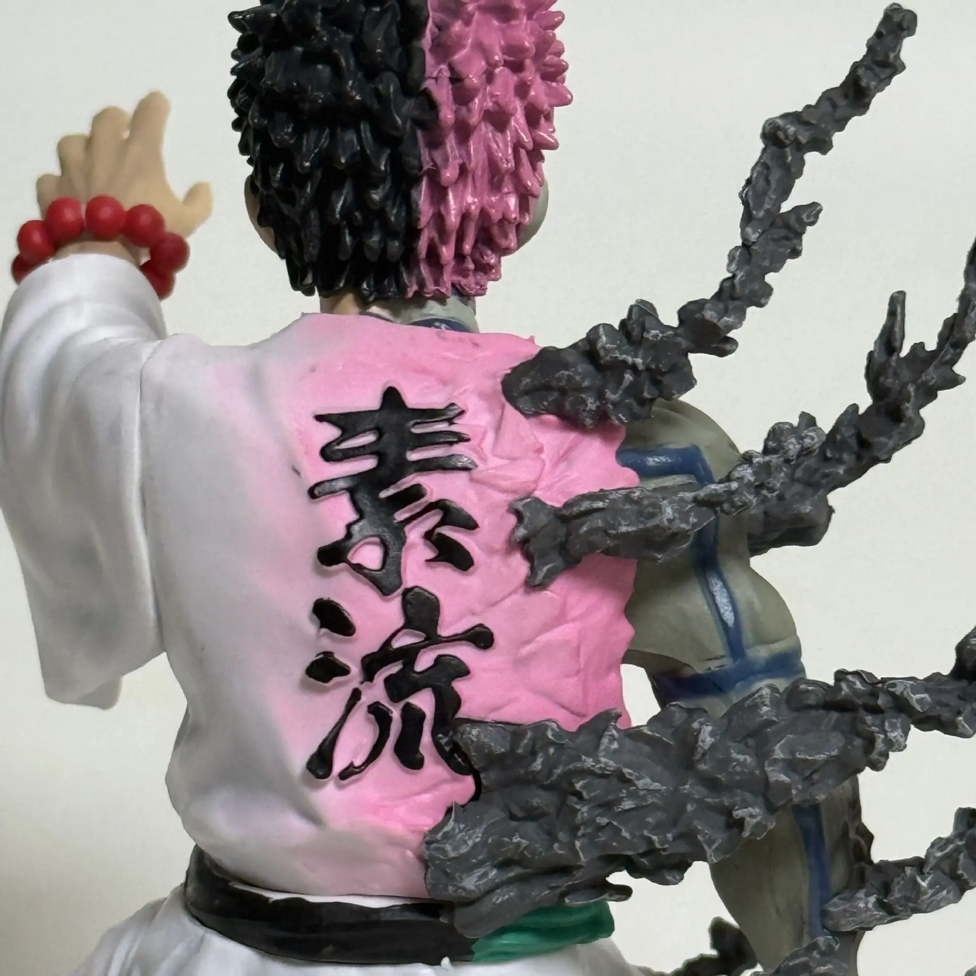 Demon Slayer Akaza Upper Moon Three Kneeling Final Confession Figure Model Box Collection Display Desktop Ornament Boys Gift