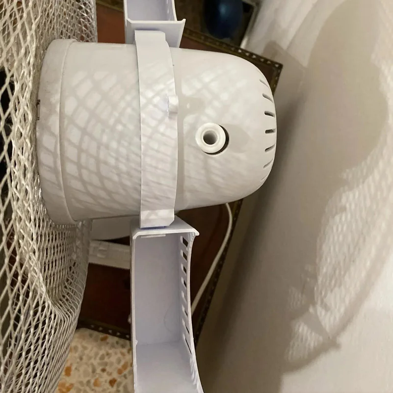 Fan Mounted Ice Bag Holder 1 Set, Practical Air Cooling Accessory, Summer Cooling Kit for Household Standing Fans