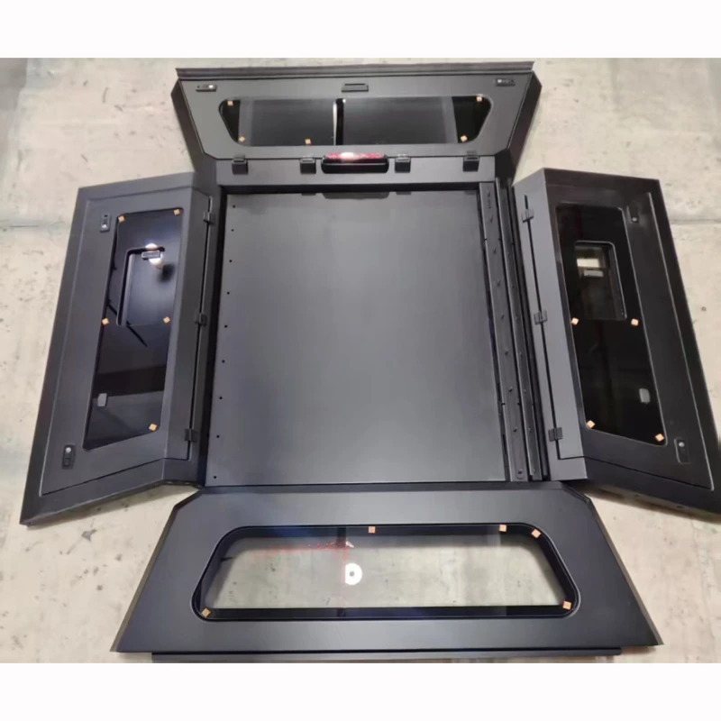 Auto Parts Heavy-Duty Aluminum High Cover Hard Top Canopy, Waterproof & Lockable, Custom-Fit For Pickup