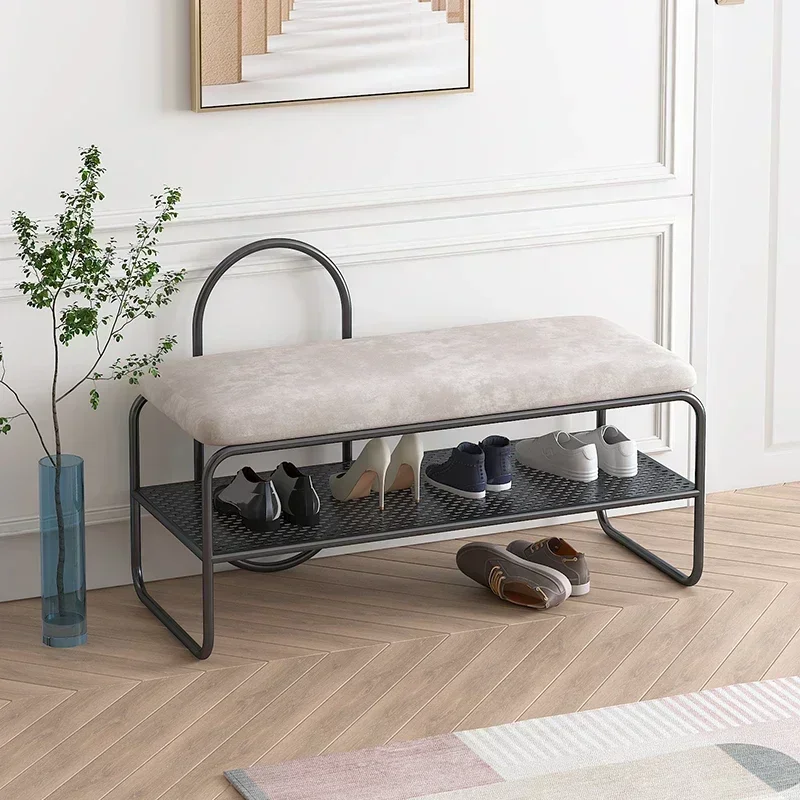 Minimalist Shoe Rack Storage Bench With Bench Vertical Entryway Shoe Cabinets Dustproof Tool Scarpiere Entrance Room Furniture