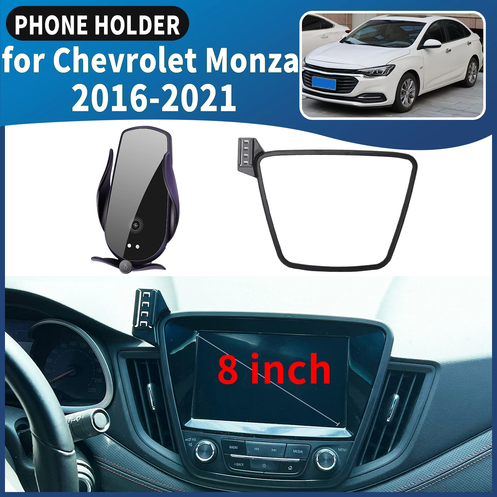 

fit for Chevrolet Monza 2016-2021 Cavalier Car Phone Holder Mount Vehicle-Specific GPS Navigation Easy Installation accessoires