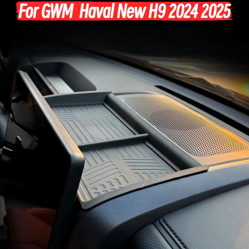For GWM  Haval New H9 2024 2025 Car Center Console Armrest Storage Box Door Under Gear Interior Accessories 1 Piece