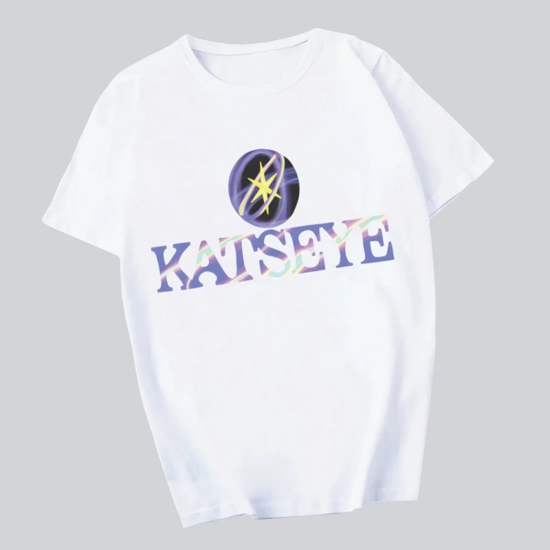 

KATSEYE Korean Men's casual printing T-shirt high-fashioned short-sleeved T-shirt