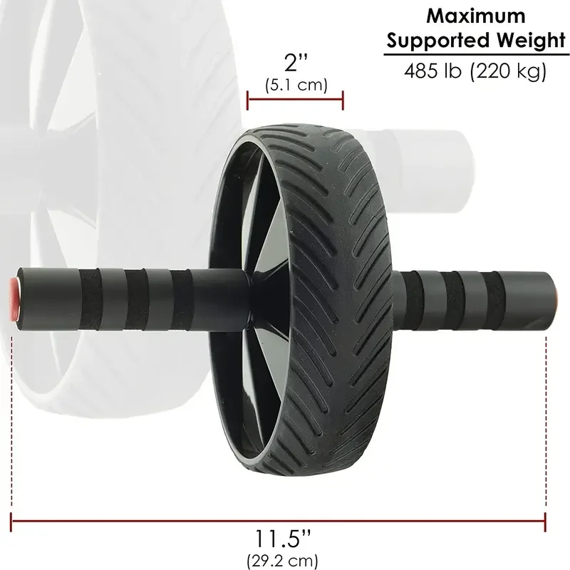 

Compact Roller Wheel For Abdominal Workout Core Strength Training, Home Gym Workout Gear