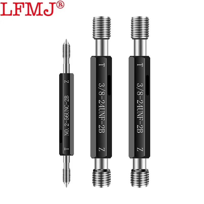 1PCS 2B UNC UNF UNS Steel Mer-cury Gage American Standard Fine Thread Plug Gauge U0-80 1-64 2-56 3-48 4-40 4-48 5-40 6-32 6-40