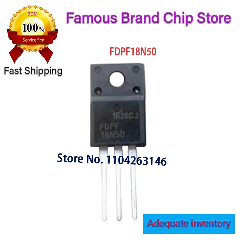 FDPF18N50 18N50 TO 10pcs/lot