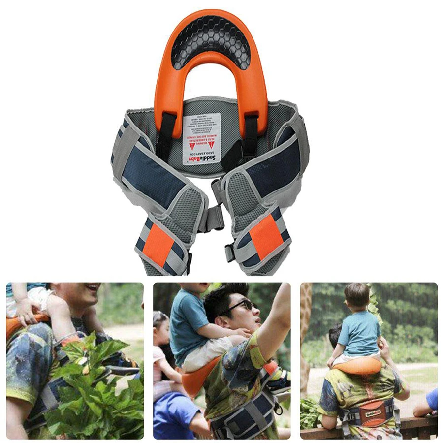 Hands Free Saddle Baby Carrier For Dad Shoulder Seat For Kids Travel Hip Seat Children Strap Rider Baby Kangaroo Sling