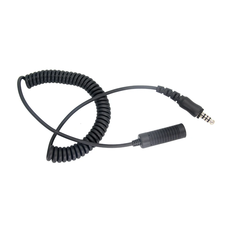 TAC-SKY U-92A/U to U-174/U 7.1mm Plug Headphone Extension Cable Tactical Headphone Extension Cable