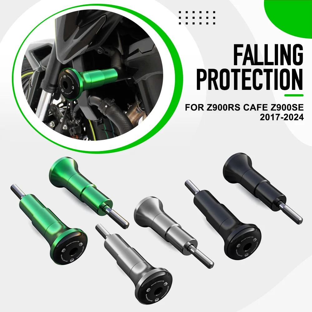 

Слайдеры для рамы, защита от столкновений для Kawasaki Z900RS Cafe Performance Z900 SE 2017-2024, аксессуары для мотоциклов, защита от падения