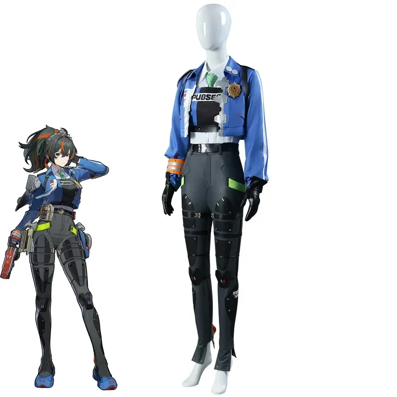 【Wetrose】В наличии Zhu Yuan Косплей Костюм ZZZ Zenless Zone Zero Zhuyuan Полный комплект парика Хэллоуин Рождество