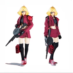 YiYa  Figure Female Warrior Char Aznable Kawaii Mobile Suit Girl 23Cm Station 1/6 Scale Anime Action Figure Soldier Collectible