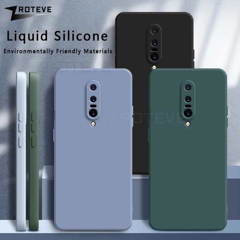 Một Trong Những Plus 7 Pro ZROTEVE Liquid Silicone Mềm Dành Cho Oneplus 8 7 7T Pro 6 6T một Trong Những Plus 8T Oneplus7 Oneplus8 Ốp Điện Thoại