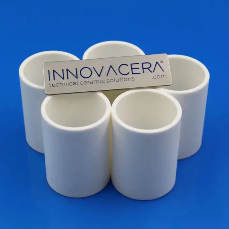 Insulating Large Diameter 99 Alumina Ceramic Tube OD 50mm 1200mm