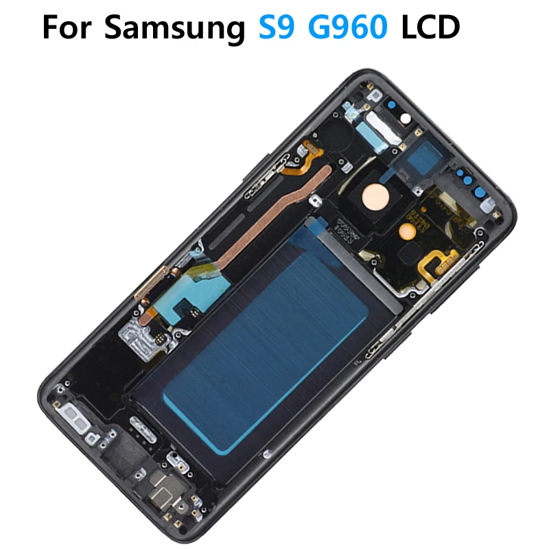 

100% Tested Super AMOLED S9 LCD For Samsung S9 G960 LCD Display Touch Screen Digitizer Assembly Replacement Parts