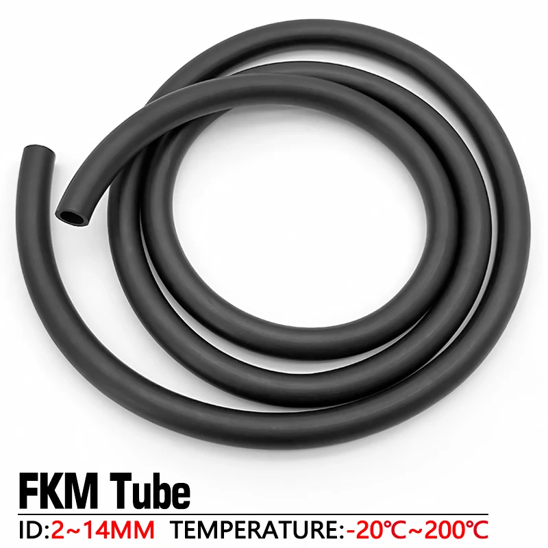 

Термостойкая трубка FKM (Витон) черного цвета, 50 см - 1 м - 2 м - 3 м - 5 м, внутренний диаметр 2-14 мм, устойчивая к коррозии и старению, топливная трубка