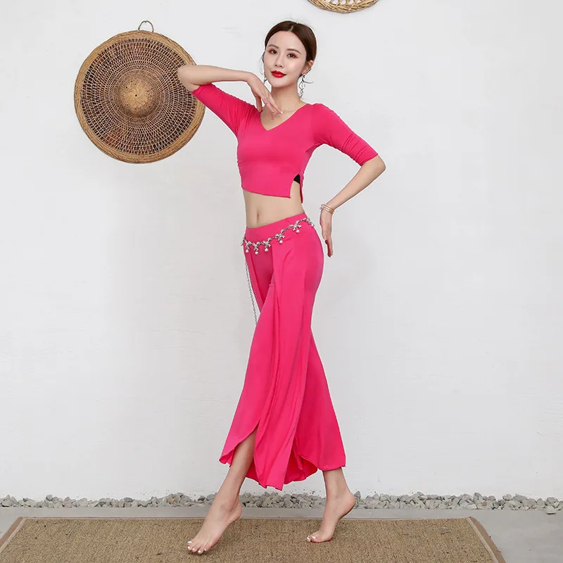 Nouveau Costume d'entraînement de danse du ventre costume de Performance Sexy costume adulte femme