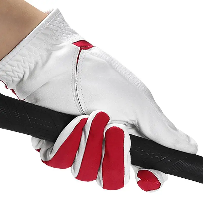 Breathable Golf Mitten Long-Lasting Golf Gloves Adjustable Closure Mitten For Ultimate Grip Sweat-Free Comfort Gloves For Left