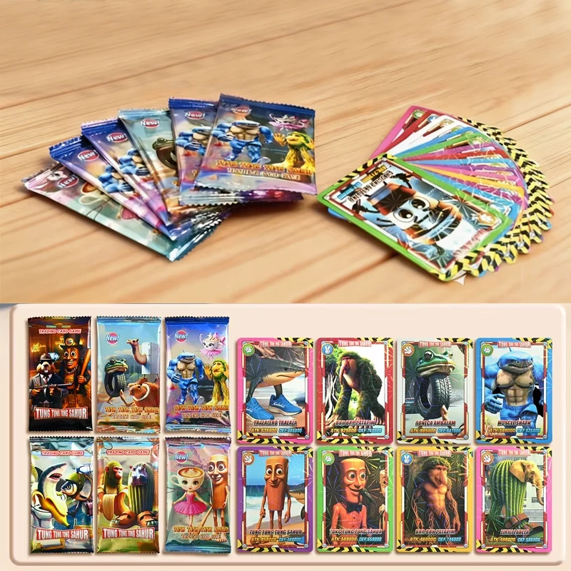 8/288Pcs Collection Cards Italian Brainrot Tungtungtung Sahur