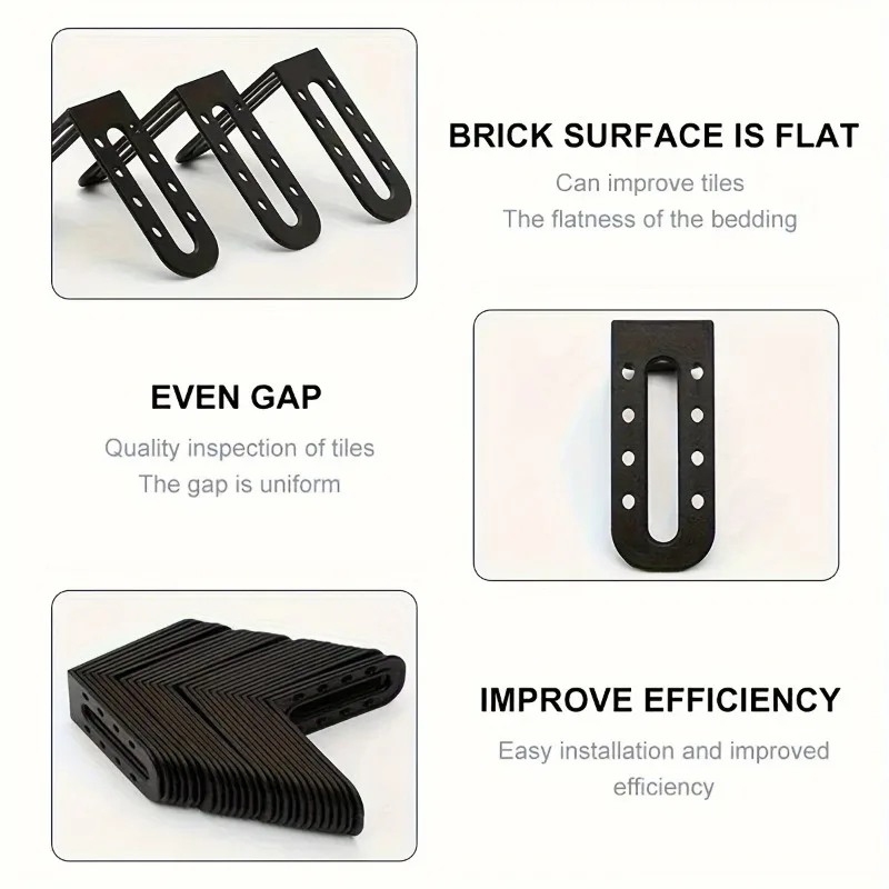 25pcs External Corner Holder Ceramic Tile Right Angle Holder Leveling Tool Tiling Ceramic Tile Leveling Tool Positioning Gask image 6