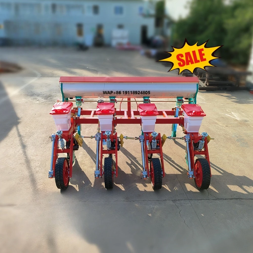 Factory supply  small tractor corn planter 4 Rows Pneumatic Seeder Machine Precise Planter Seeders for Corn