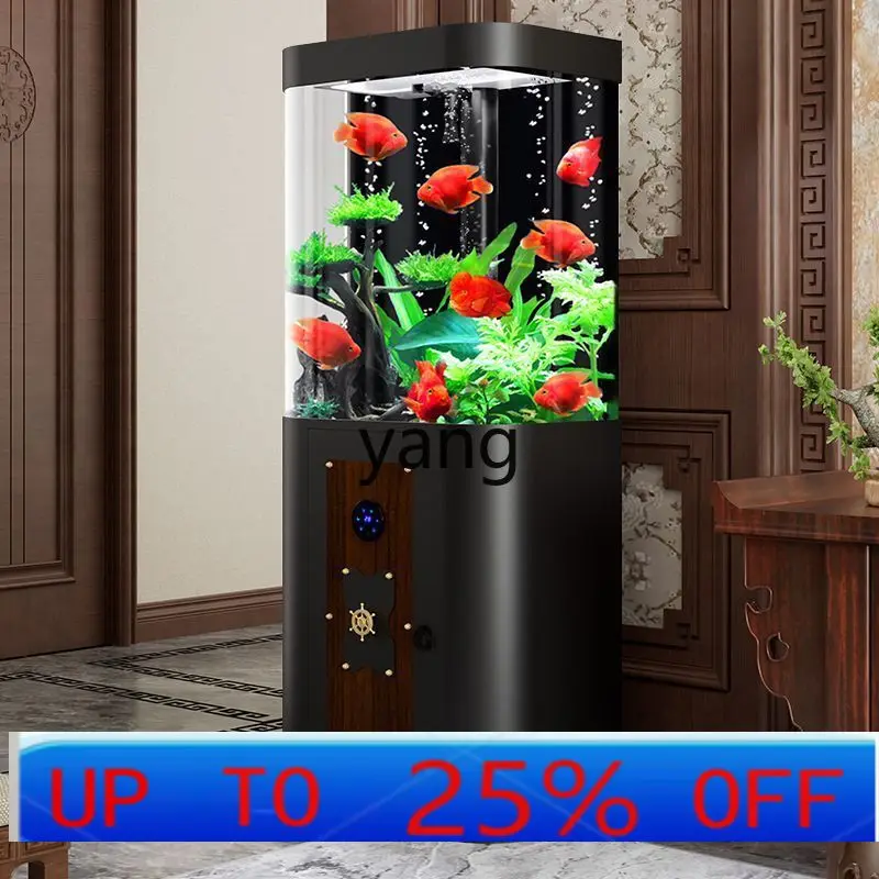 

LH intelligent floor-to-ceiling small and medium-sized water-free acrylic integrated household living room entrance aquarium