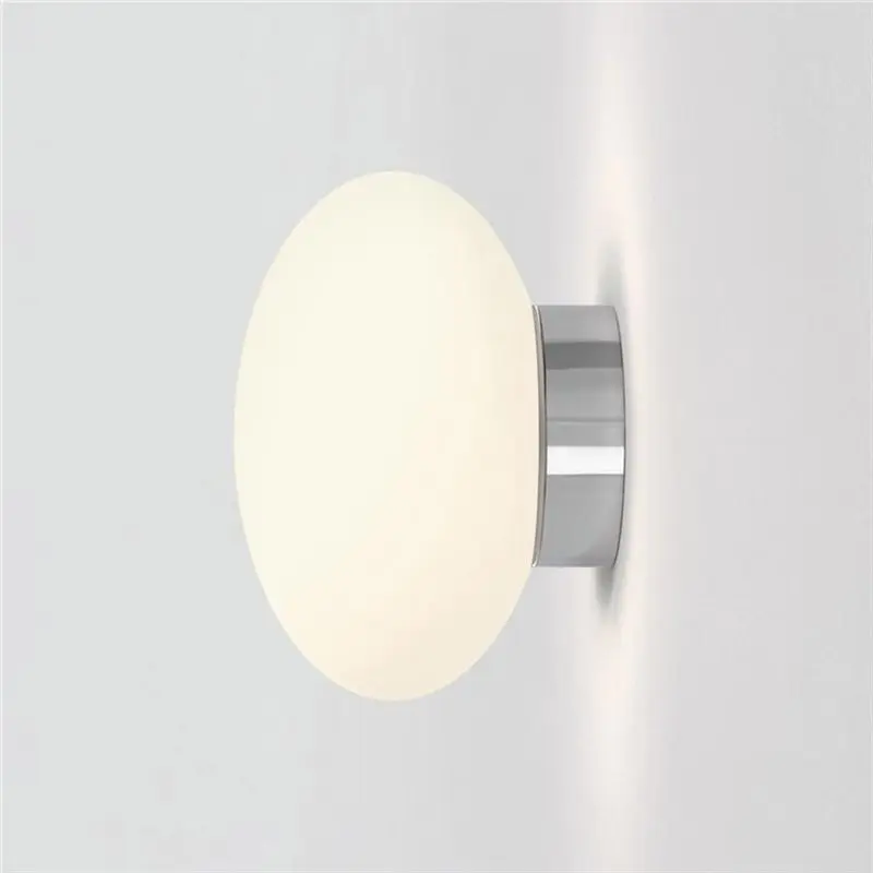 ABUG-Modern White Wall Lamp Ball Glass Wall Sconce For Home Bathroom Mirror Living Room Bedroom