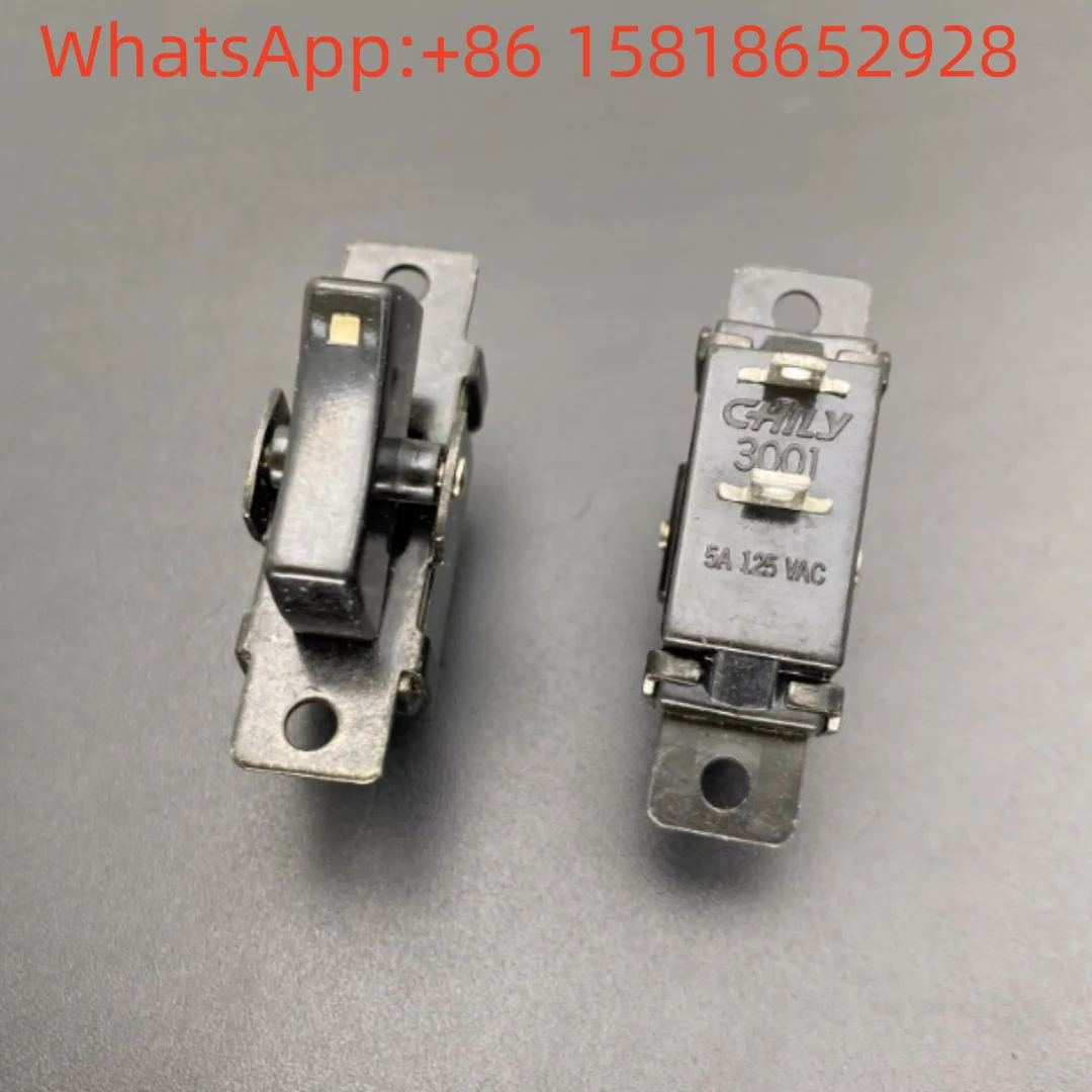2pcs Taiwan Chily CHILY 3001 Boat-shaped Switch Button 2-pin 2-position Bracket Mount Hole Rocker Power Button