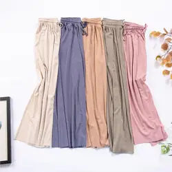 Nieuwe Lange Broek Voor Dames, Ademend En Cool, Elastische Lange Verticale Broek Met Wijde Pijpen Voor Dames 2024 Een Casual Broek Met Lange Pijpen
