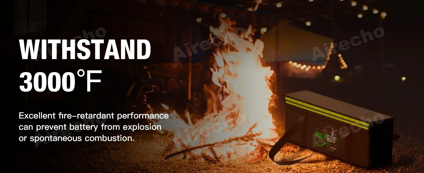 Feuerfeste Batterietasche 19,3 X 4,3 X 7 Zoll E-Bike-Batterietasche Explosionsgeschützte Wasserdichte Lipo-Batterie-Aufbewahrungsbox Schutzbox – Detail 3