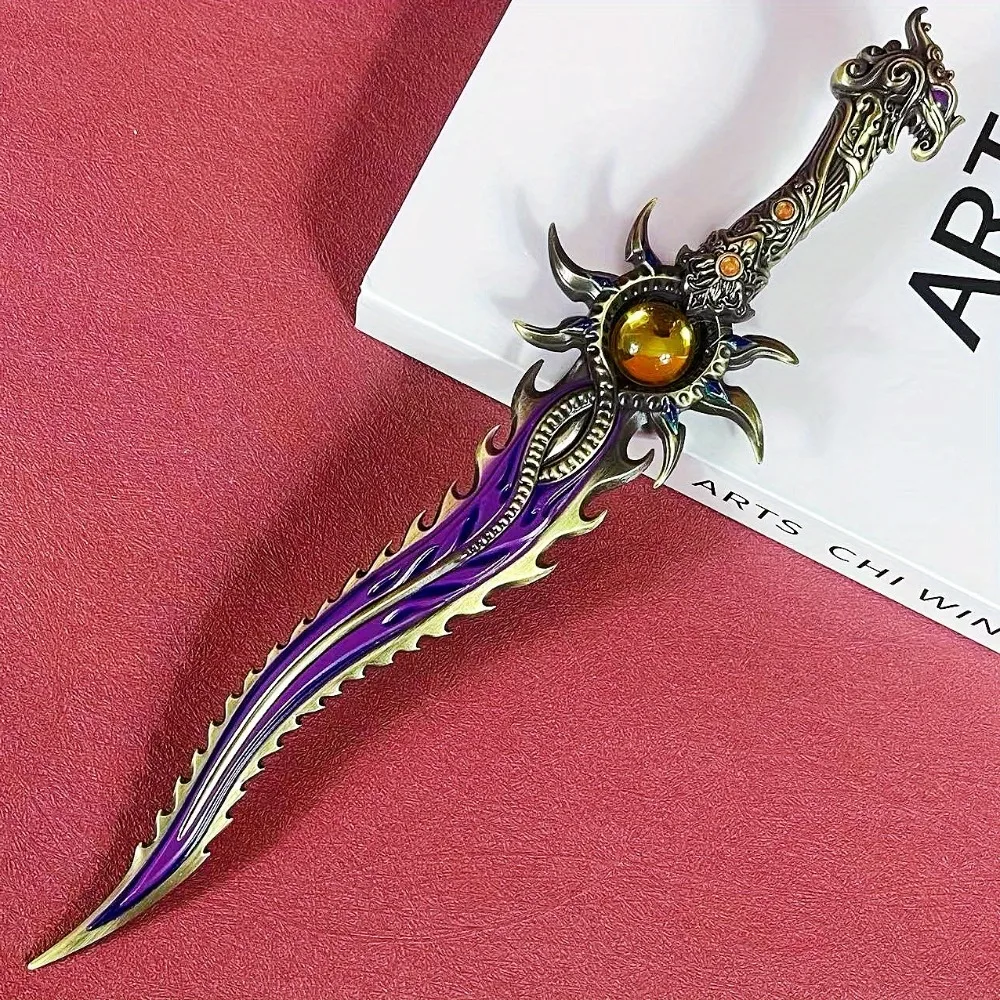 11 Zoll Naraka Bladepoint Katana Ainme Ninja Messerklinge Echte Größe Japanisches Katana Damaskus Schwert Original Samurai Säbel Geschenk