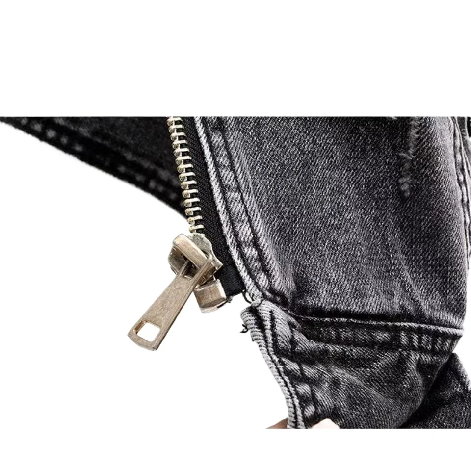 Zwart grijs mouwloos vest voor dames, slim fit, Aziatische maat gilet, jas 2025, nieuwe collectie