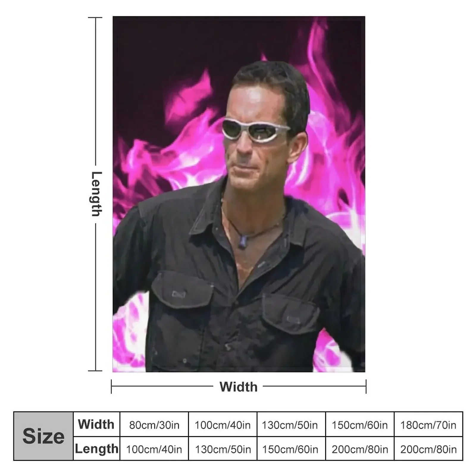 Jeff Probst Throw Blanket manga Decorative Sofa christmas gifts Fashion Sofas Blankets