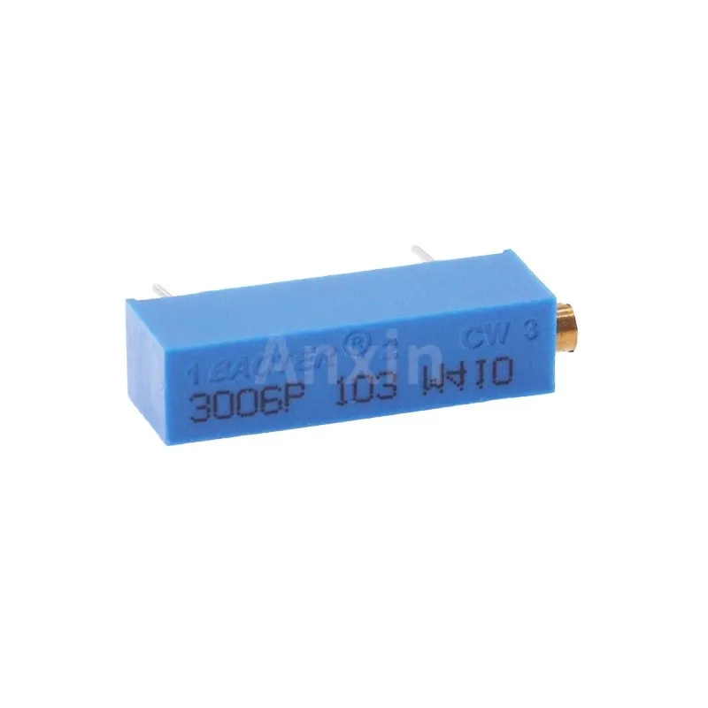10PCS 3006P 100Ω - 1M 103 102 104 203 503 Trimmer Potentiometer Adjustable Resistor 500R 1K 2K 5K 10K 20K 50K 100K 200K 500K Oh