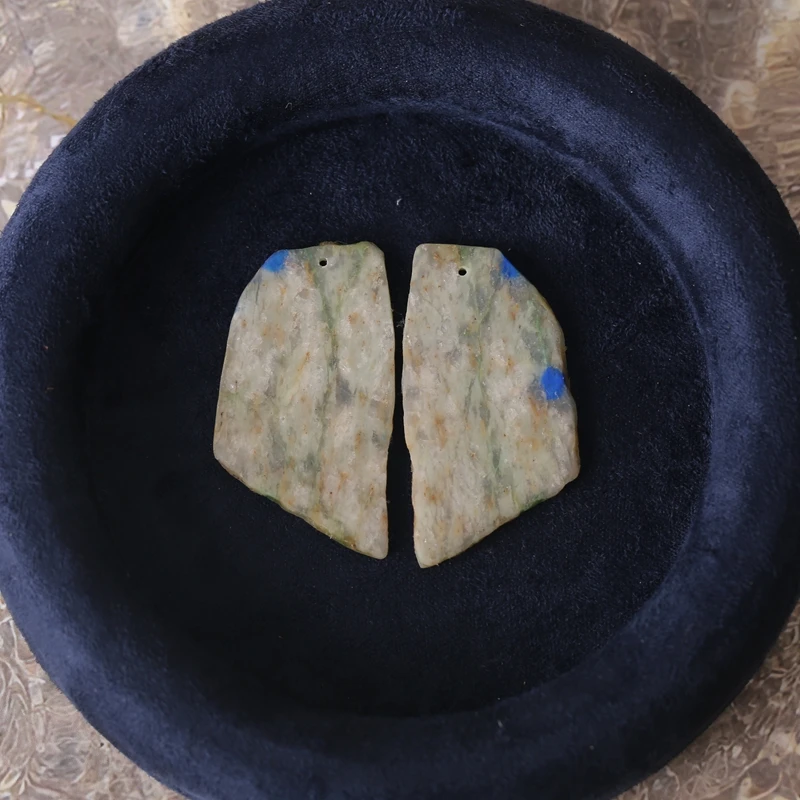 

Натуральный камень K2, яшма, самородок, серьги, бусины 43x24x3 мм, 11,3 г, модные ювелирные аксессуары для женщин, подарочные вечеринки