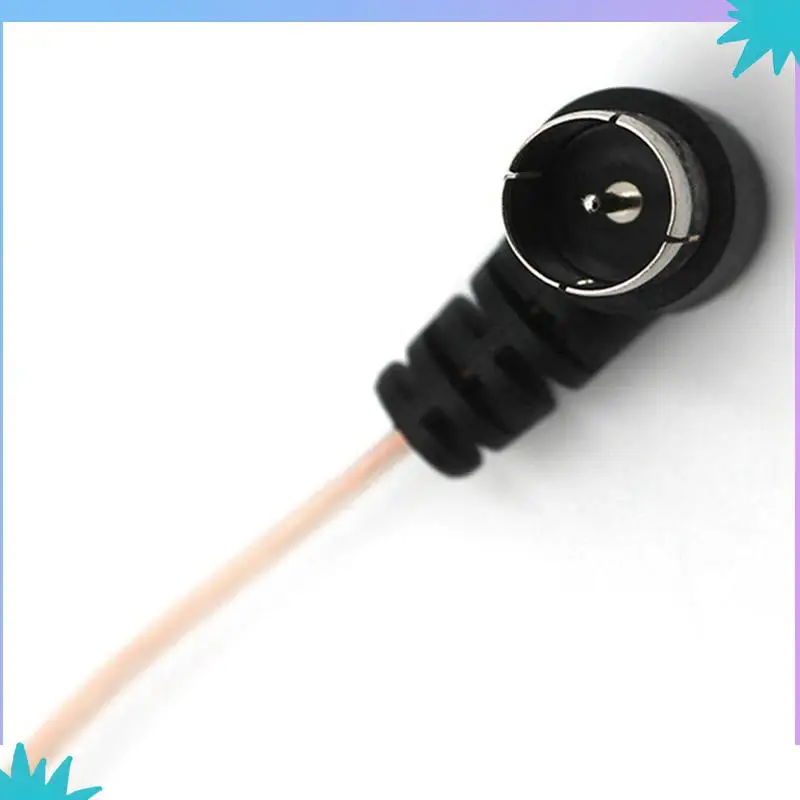 ABZW 2X FM 라디오 안테나 75 OFM 다이폴 실내 T 안테나 구리 HD 공중 수신기 남성 유형 F 커넥터