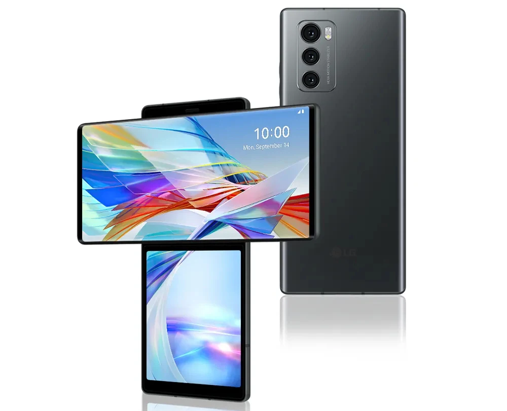 هاتف LG Wing LMF100N LMF100VM F100VM F100VM F100N 5G 8GB + 128GB/256GB ROM 6.8 بوصة 1/2 ثماني النواة يعمل بنظام أندرويد #4