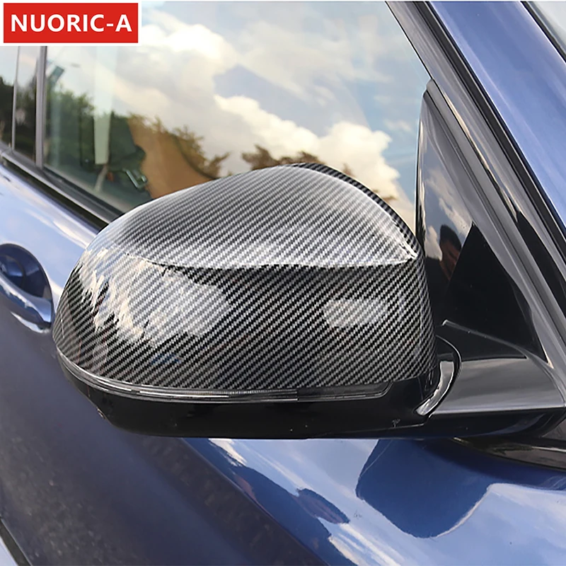 

Цвет углеродного волокна, автомобильные аксессуары, крышка зеркала заднего вида на дверь, накладка для BMW X5 X3 G05 G01 2019-2022, модифицированный внешний Стайлинг