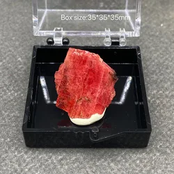 100%  Natural rhodochrosite Mineral Specimens Stones and Crystals Healing Crystal   +Box size:35*35*35 mm