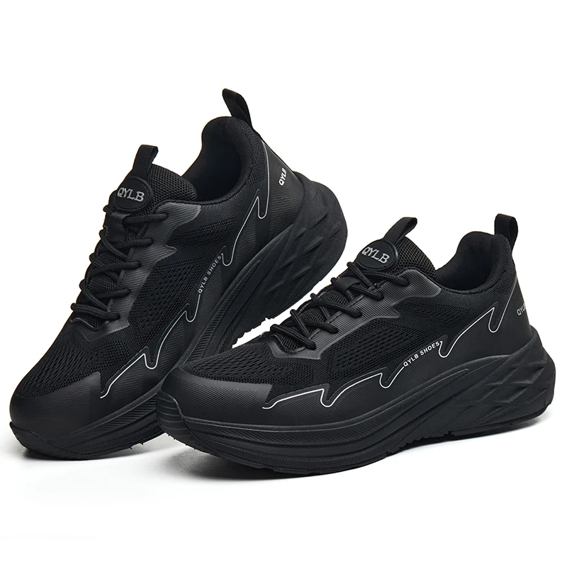 أحذية أمان مريحة وخفيفة الوزن للرجال، أحذية عمل مضادة للتحطيم ومضادة للثقب، أحذية رياضية مضادة للانزلاق، أحذية حماية قابلة للتنفس #5