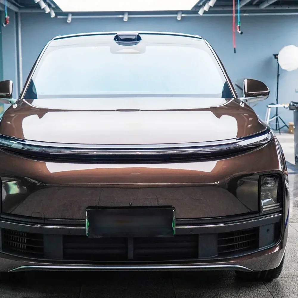 Premium Liquid Metal Cocoa Brown PET Vinyl Wrap Film Car Whole Body PVC Decal Protective Cover Sticker Auto Tuning Accessories