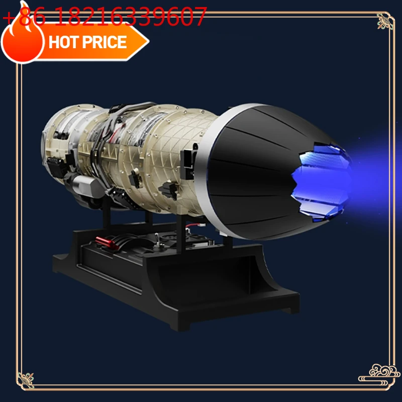 TAO 600+ Parts TECHING Full Metal Turbojet Engine Fighter Turbofan Jet Engine DIY Assembly Kit Model Toy DM135