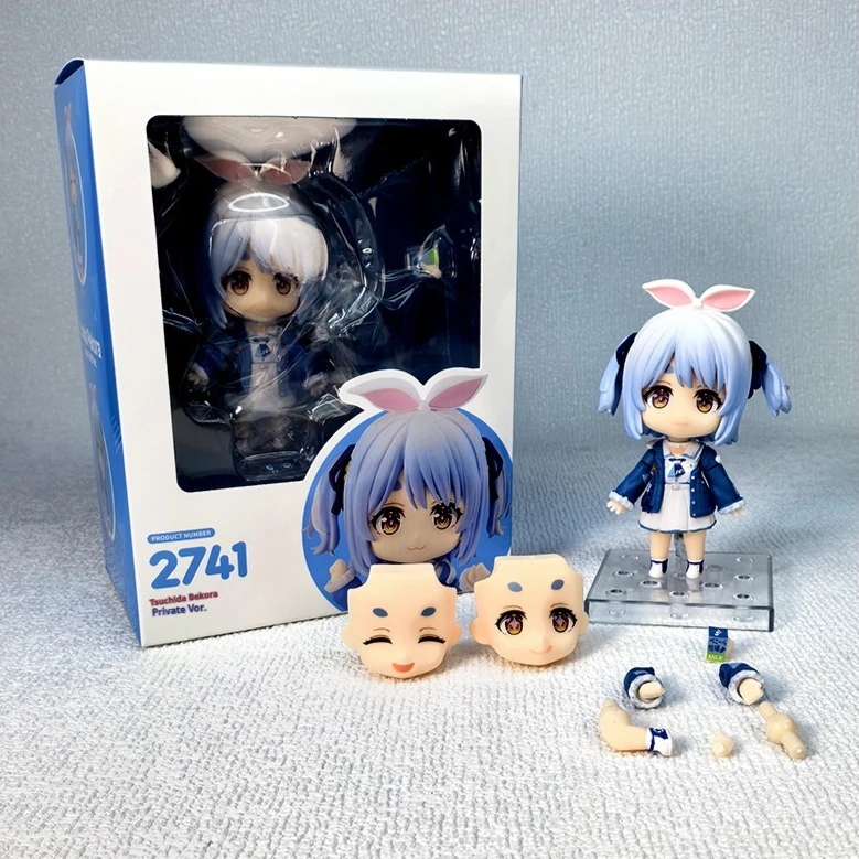 

Фигурка Hololive Nendoroid 2741 Usada Pekora Chibi в повседневной одежде с возможностью смены лица, коллекционная настольная декоративная фигурка для фанатов аниме